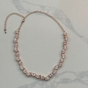 Elegant Rose Gold Choker Necklace